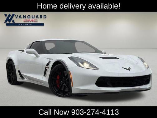 Arctic White 2019 Chevrolet Corvette Grand Sport