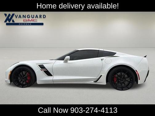 Arctic White 2019 Chevrolet Corvette Grand Sport