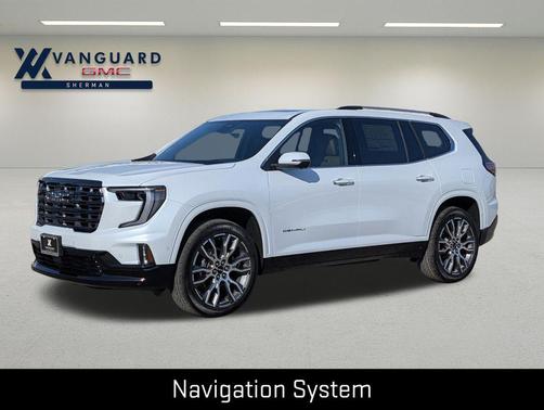 Glacier White Tricoat 2026 GMC Acadia Denali