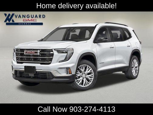 Glacier White Tricoat 2026 GMC Acadia Denali
