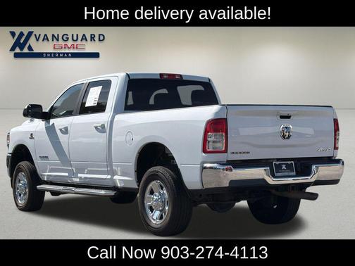 Bright White Clearcoat 2022 RAM 2500 Big Horn Crew Cab 4x4 6'4' Box