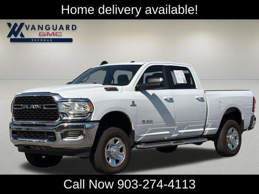 Bright White Clearcoat 2022 RAM 2500 Big Horn Crew Cab 4x4 6'4' Box