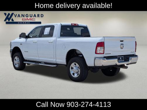 Bright White Clearcoat 2022 RAM 2500 Big Horn Crew Cab 4x4 6'4' Box