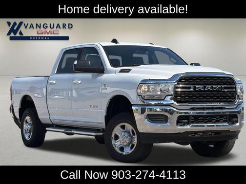 Bright White Clearcoat 2022 RAM 2500 Big Horn Crew Cab 4x4 6'4' Box