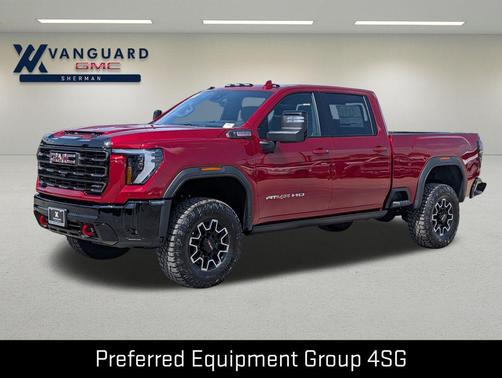 Volcanic Red Tintcoat 2026 GMC Sierra 2500 AT4X