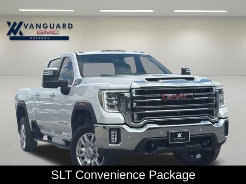 White Frost Tricoat 2023 GMC Sierra 2500 SLT