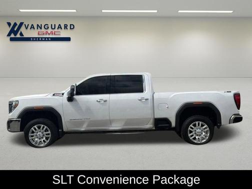 White Frost Tricoat 2023 GMC Sierra 2500 SLT