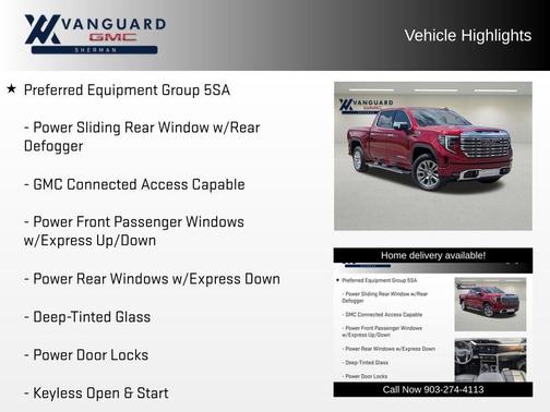 Volcanic Red Tintcoat 2024 GMC Sierra 1500 Denali