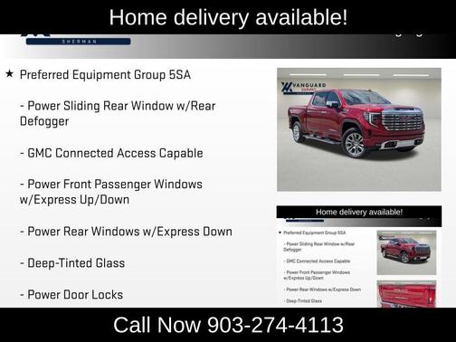 Volcanic Red Tintcoat 2024 GMC Sierra 1500 Denali