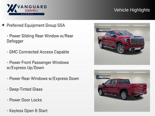 Volcanic Red Tintcoat 2024 GMC Sierra 1500 Denali