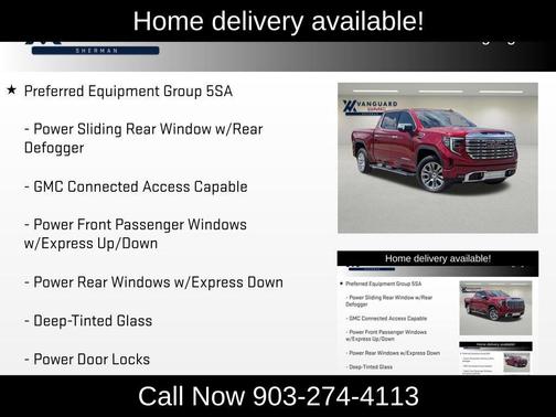 Volcanic Red Tintcoat 2024 GMC Sierra 1500 Denali