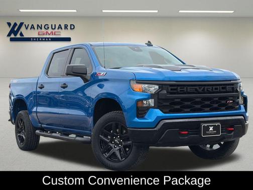 Glacier Blue Metallic 2023 Chevrolet Silverado 1500 Custom Trail Boss