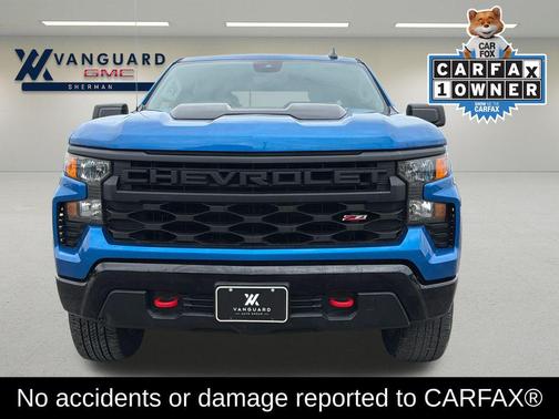 Glacier Blue Metallic 2023 Chevrolet Silverado 1500 Custom Trail Boss