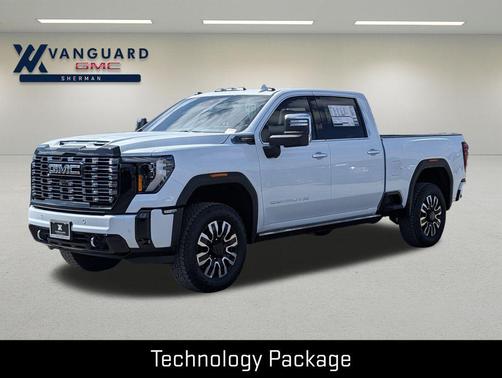 Glacier White Tricoat 2026 GMC Sierra 2500 Denali Ultimate