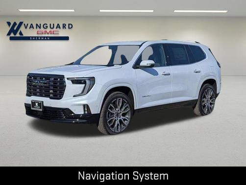 Glacier White Tricoat 2026 GMC Acadia Denali