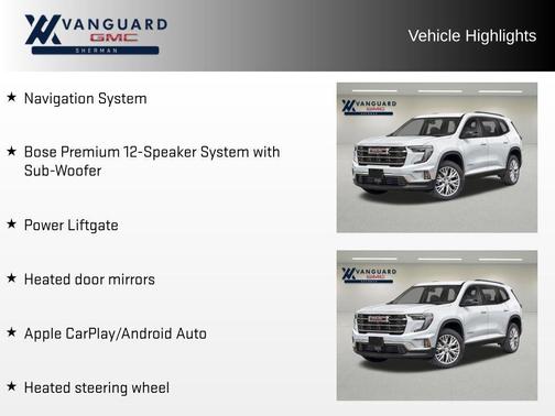 Sterling Metallic 2026 GMC Acadia Elevation FWD