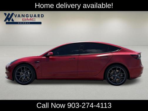 Red Multi-Coat 2021 Tesla Model 3 Long Range