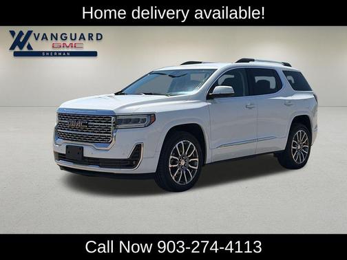 Summit White 2023 GMC Acadia Denali