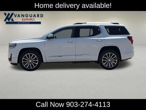 Summit White 2023 GMC Acadia Denali