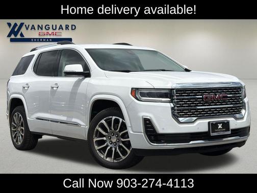 Summit White 2023 GMC Acadia Denali