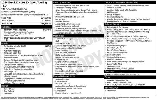 2024 Buick Encore GX Sport Touring