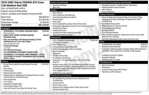 2023 GMC Sierra 2500 AT4