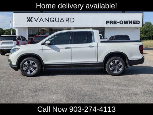 White Diamond Pearl 2019 Honda Ridgeline RTL-E