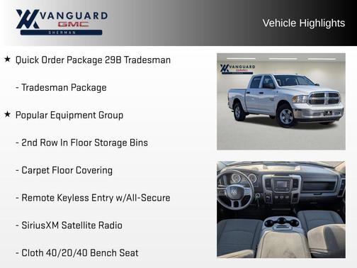 Bright White Clearcoat 2023 RAM 1500 Tradesman