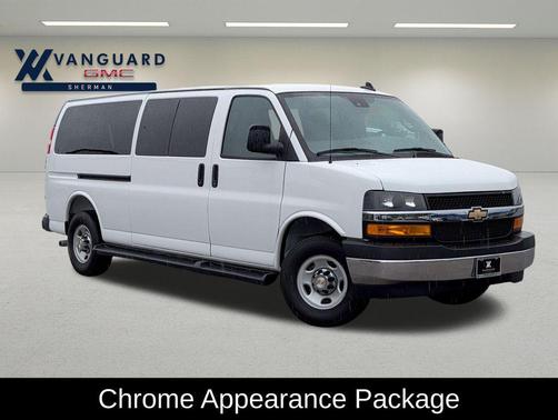 Summit White 2025 Chevrolet Express 3500 RWD 3500 Extended Wheelbase LT
