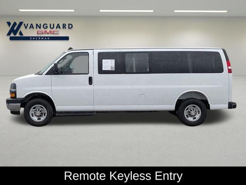 Summit White 2025 Chevrolet Express 3500 RWD 3500 Extended Wheelbase LT