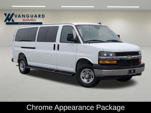 Summit White 2025 Chevrolet Express 3500 RWD 3500 Extended Wheelbase LT