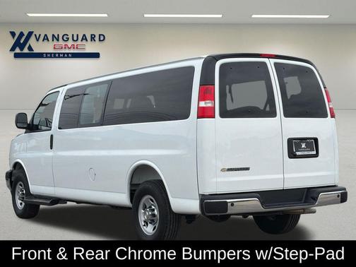 Summit White 2025 Chevrolet Express 3500 RWD 3500 Extended Wheelbase LT