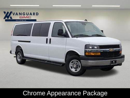Summit White 2025 Chevrolet Express 3500 RWD 3500 Extended Wheelbase LT