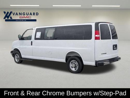 Summit White 2025 Chevrolet Express 3500 RWD 3500 Extended Wheelbase LT