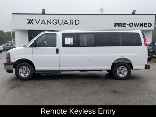 Summit White 2025 Chevrolet Express 3500 RWD 3500 Extended Wheelbase LT