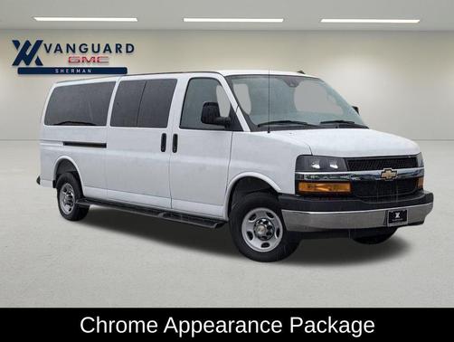 Summit White 2025 Chevrolet Express 3500 RWD 3500 Extended Wheelbase LT
