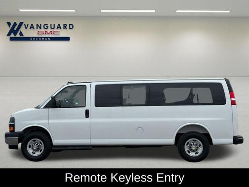 Summit White 2025 Chevrolet Express 3500 RWD 3500 Extended Wheelbase LT