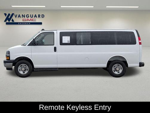 Summit White 2025 Chevrolet Express 3500 RWD 3500 Extended Wheelbase LT