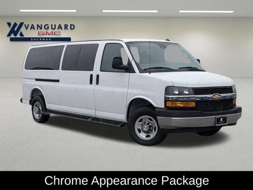 Summit White 2025 Chevrolet Express 3500 RWD 3500 Extended Wheelbase LT
