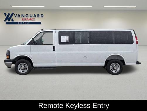 Summit White 2025 Chevrolet Express 3500 RWD 3500 Extended Wheelbase LT