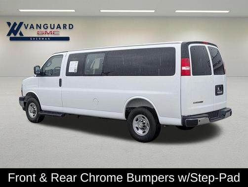 Summit White 2025 Chevrolet Express 3500 RWD 3500 Extended Wheelbase LT
