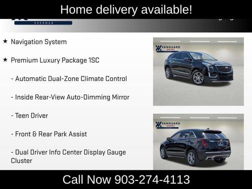 Stellar Black Metallic 2023 Cadillac XT5 Premium Luxury