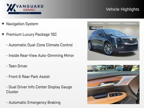 Stellar Black Metallic 2023 Cadillac XT5 Premium Luxury