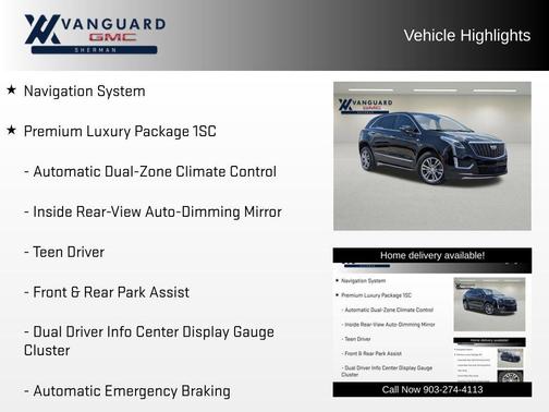 Stellar Black Metallic 2023 Cadillac XT5 Premium Luxury