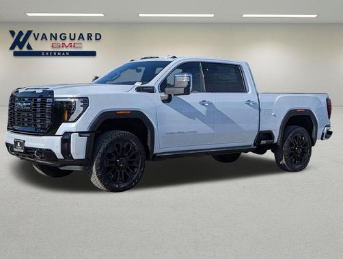 Glacier White Tricoat 2026 GMC Sierra 2500 Denali Ultimate