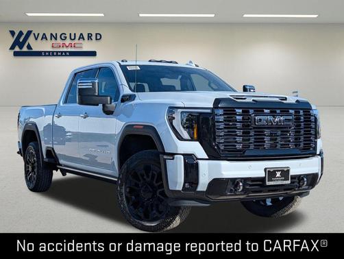 Glacier White Tricoat 2026 GMC Sierra 2500 Denali Ultimate