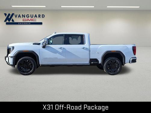 Glacier White Tricoat 2026 GMC Sierra 2500 Denali Ultimate