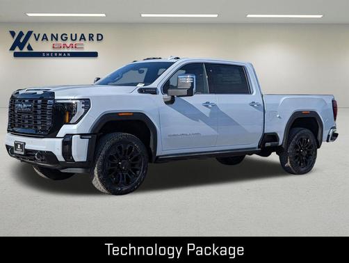 Glacier White Tricoat 2026 GMC Sierra 2500 Denali Ultimate