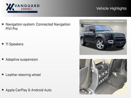 Santorini Black Metallic 2020 Land Rover Defender 110 SE