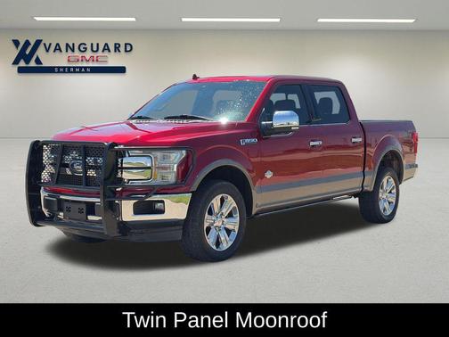 Red 2019 Ford F-150 King Ranch